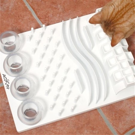 Trixie Pet Products TRIXIE Pet Products 4590 5-in-1 Activity Center - Clear plastic & White. 4590